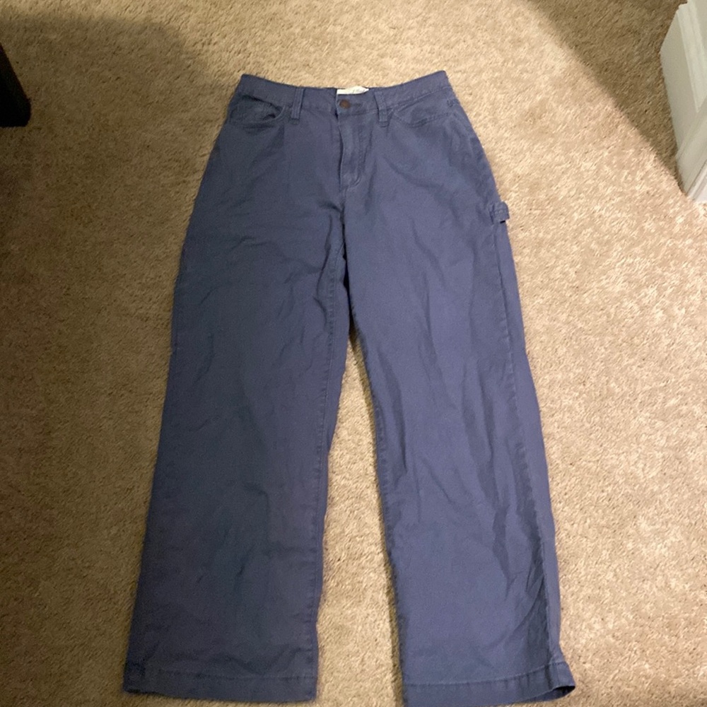 Blue cargo pants
